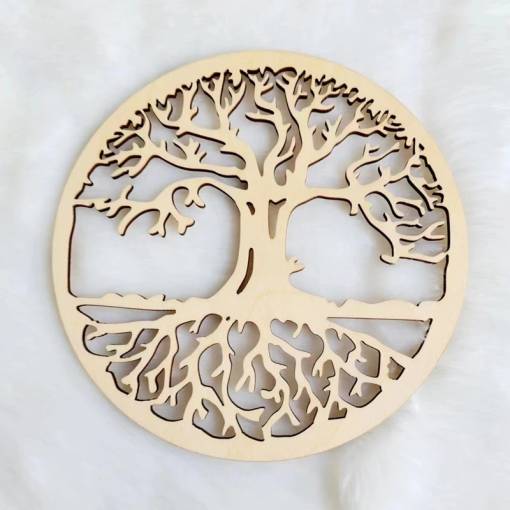 Foto - Drevený ornament 15 cm - Strom života