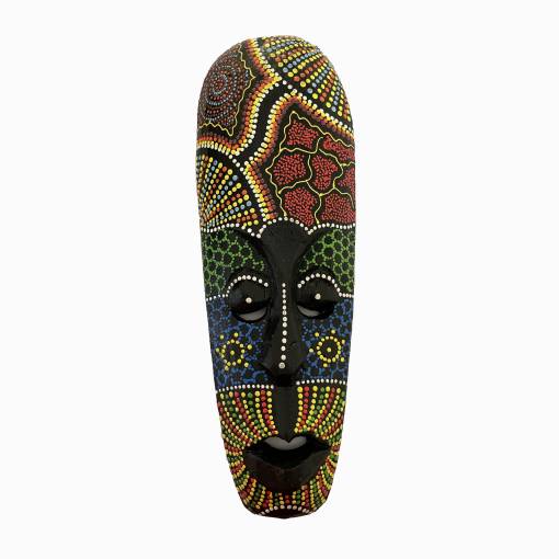 Foto - Africká kmeňová maska - 29 x 10 cm