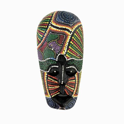 Foto - Africká kmeňová maska - 20 x 9,5 cm