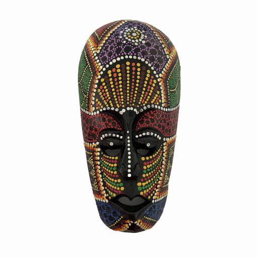 Foto - Africká kmeňová maska - 20 x 10 cm